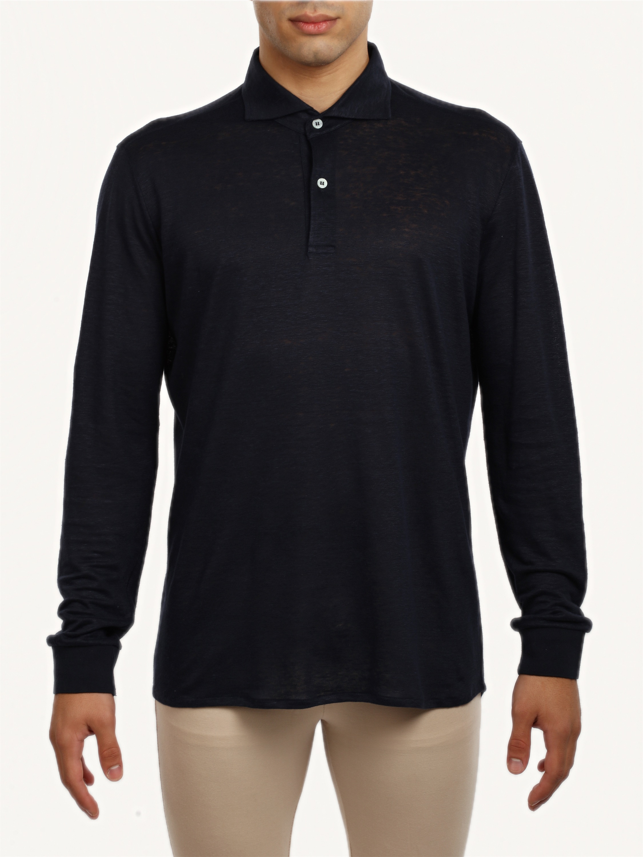Long-Sleeve Polo, front view (1)